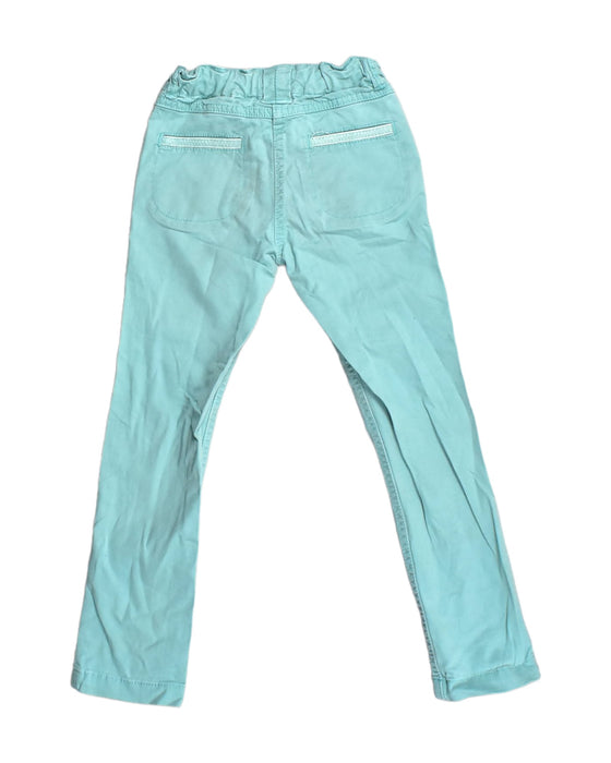 A Teal Casual Pants from Chateau de Sable in size 6T for girl. (Back View)