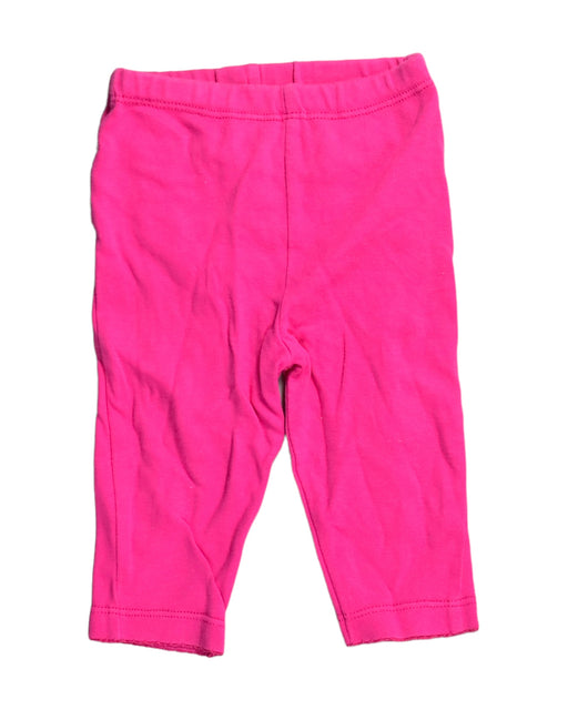 A Pink Casual Pants from Under the Nile in size 3-6M for girl. (Front View)