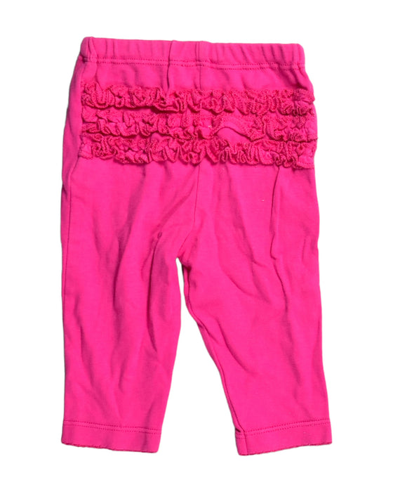 A Pink Casual Pants from Under the Nile in size 3-6M for girl. (Back View)