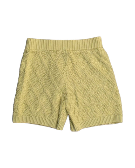 A Yellow Shorts from FUB in size 4T for girl. (Front View)