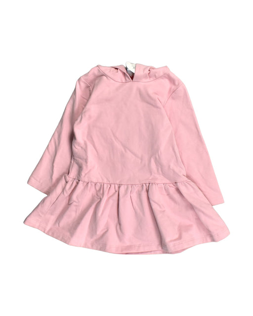 A Pink Long Sleeve Dresses from Babidu in size 2T for girl. (Front View)