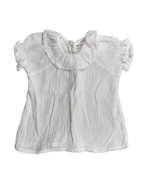 A White Short Sleeve Shirts from Neck & Neck in size 2T for girl. (Front View)