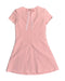 A Pink Short Sleeve Dresses from Nicholas & Bears in size 12Y for girl. (Back View)