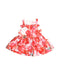 A Red Sleeveless Dresses from Gingersnaps in size 3-6M for girl. (Front View)