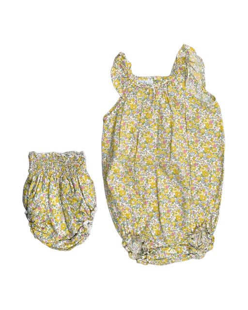 A Yellow Shorts Sets from Lolilota in size 6-12M for girl. (Front View)