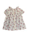 A White Short Sleeve Dresses from Nicoli in size 6-12M for girl. (Back View)