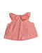 A Pink Sleeveless Tops from Lolilota in size 6-12M for girl. (Back View)