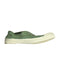 A Green Slip Ons from Bensimon in size 5T for neutral. (Front View)