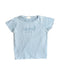 A Blue T Shirts from Seed in size 4T for girl. (Front View)