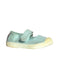 A Blue Slip Ons from Cienta in size 18-24M for girl. (Front View)