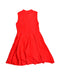 A Red Sleeveless Dresses from bloomB in size 12Y for girl. (Back View)