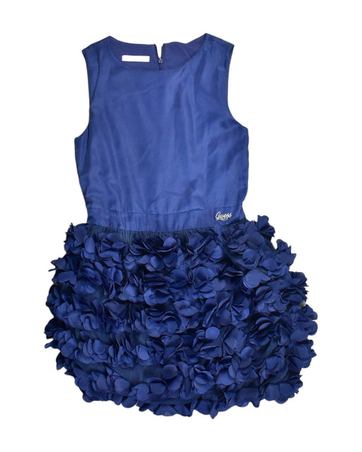 A Blue Sleeveless Dresses from Guess in size 12Y for girl. (Front View)