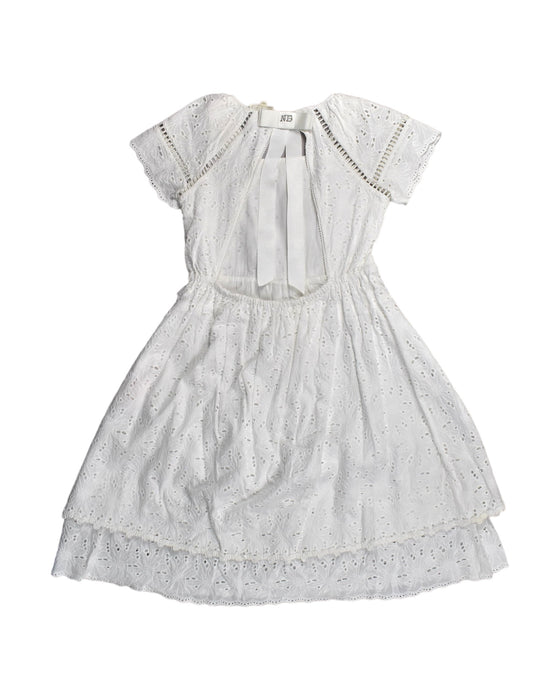 A White Short Sleeve Dresses from Nicholas & Bears in size 12Y for girl. (Back View)