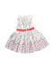 A White Sleeveless Dresses from Sergent Major in size 5T for girl. (Back View)