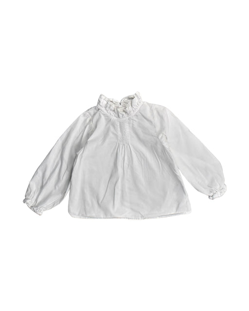 A White Long Sleeve Tops from Jacadi in size 18-24M for girl. (Front View)