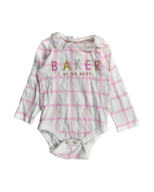 A White Bodysuits from Baker by Ted Baker in size 6-12M for girl. (Front View)