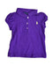 A Purple Short Sleeve Polos from Ralph Lauren in size 12-18M for girl. (Front View)