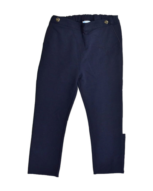 A Blue Casual Pants from Jacadi in size 10Y for girl. (Front View)