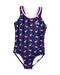 A Blue Swimsuits from TYR in size 8Y for girl. (Front View)