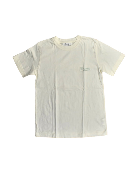 A White T Shirts from Bonpoint in size 10Y for boy. (Front View)