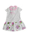 A White Short Sleeve Dresses from Chicco in size 6-12M for girl. (Front View)