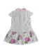 A White Short Sleeve Dresses from Chicco in size 6-12M for girl. (Back View)