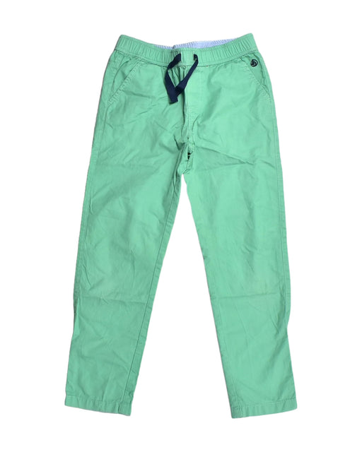 A Green Casual Pants from Petit Bateau in size 8Y for girl. (Front View)