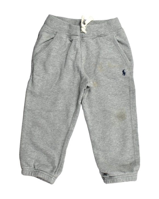 A Grey Sweatpants from Polo Ralph Lauren in size 3T for boy. (Front View)