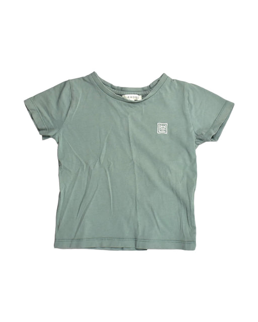 A Green T Shirts from Liewood in size 3T for boy. (Front View)