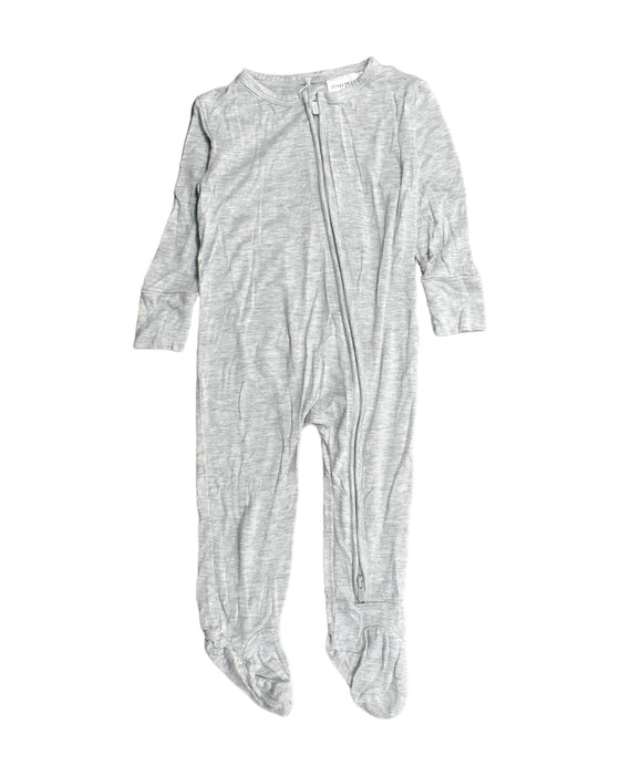 A Grey Jumpsuits from Posh Peanut in size 12-18M for neutral. (Front View)