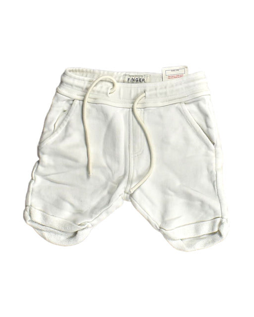 A White Shorts from Finger in the Nose in size 3T for boy. (Front View)