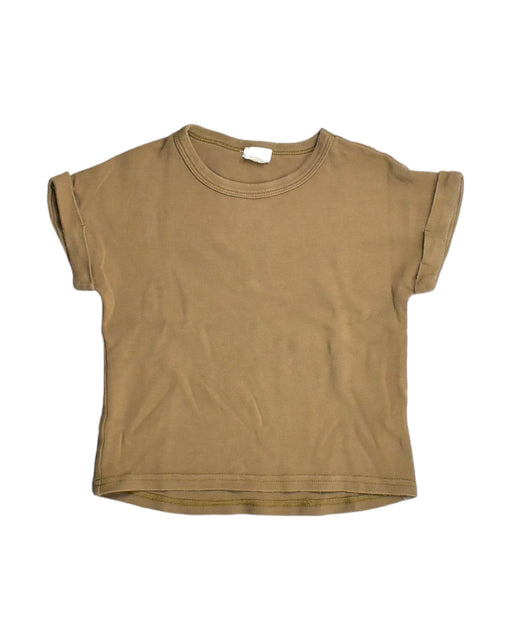 A Gold Short Sleeve Tops from Jamie Kay in size 3T for girl. (Front View)