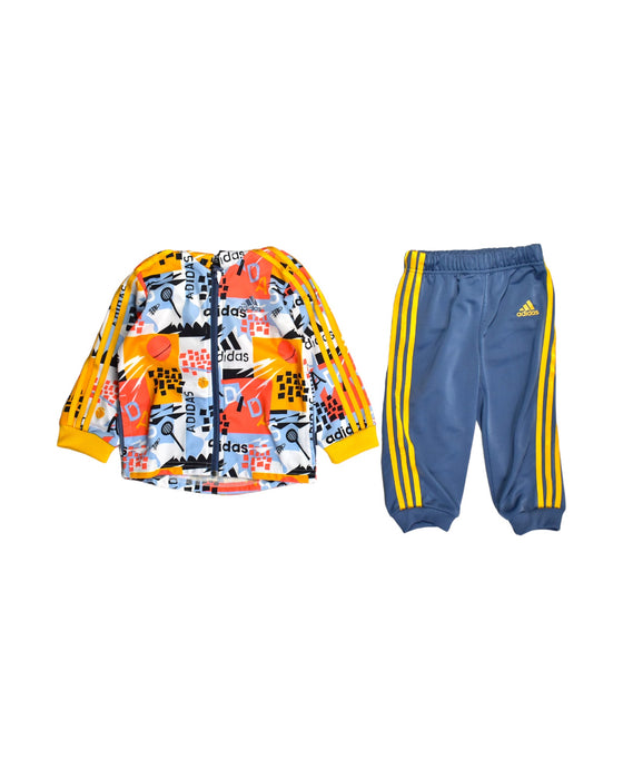 A Blue Pants Sets from Adidas in size 6-12M for boy. (Front View)