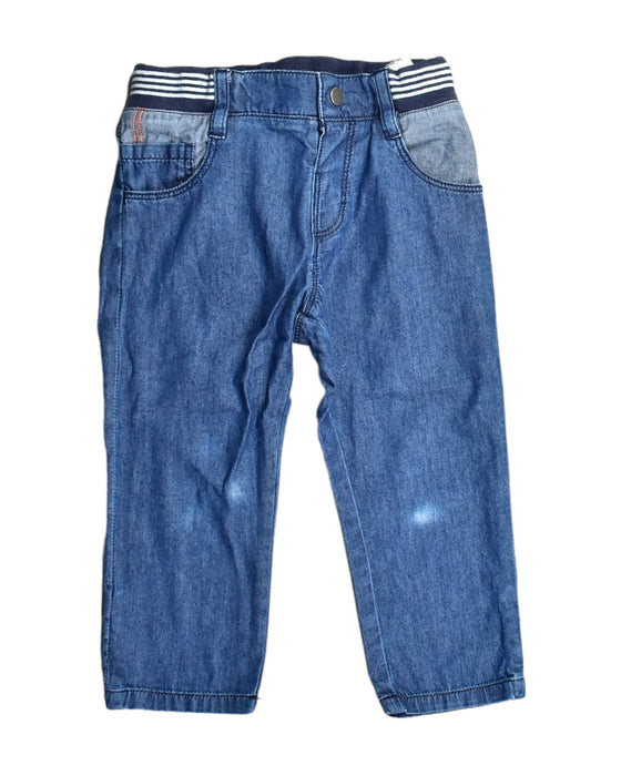 A Blue Jeans from Hugo Boss in size 12-18M for boy. (Front View)