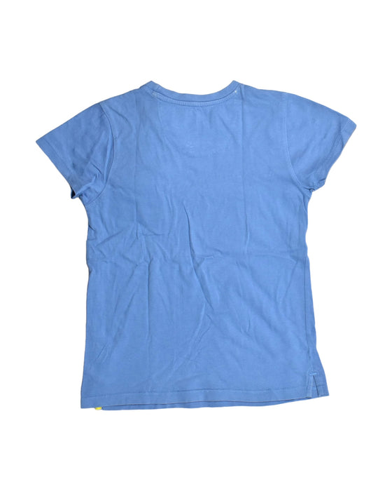 A Blue Short Sleeve Tops from Chateau de Sable in size 4T for girl. (Back View)