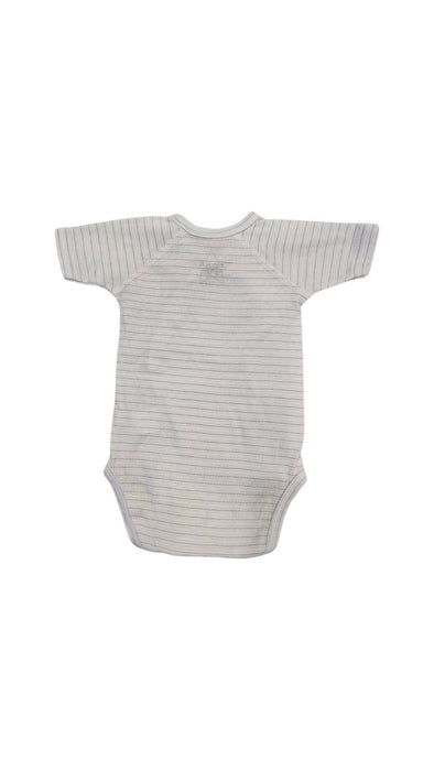 A Grey Short Sleeve Bodysuits from Grain de Blé in size 3-6M for neutral. (Back View)