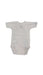 A Grey Short Sleeve Bodysuits from Grain de Blé in size 3-6M for neutral. (Back View)