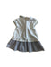 A White Short Sleeve Dresses from Mayoral in size 6-12M for girl. (Back View)