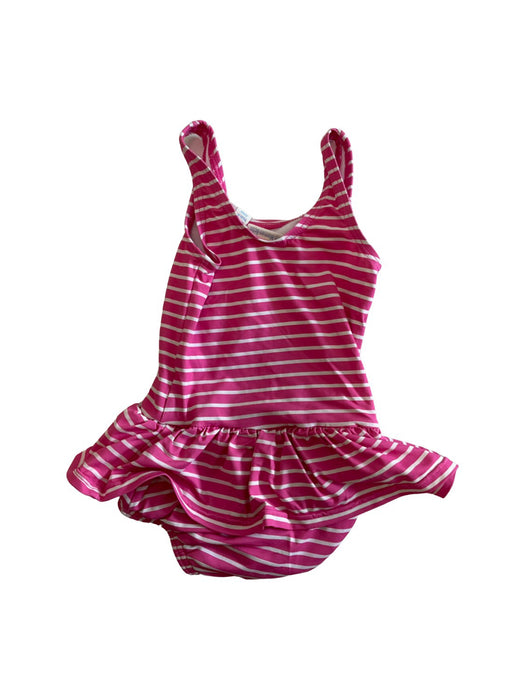 A Pink Swimsuits from Jojo Maman Bébé in size 6-12M for girl. (Back View)