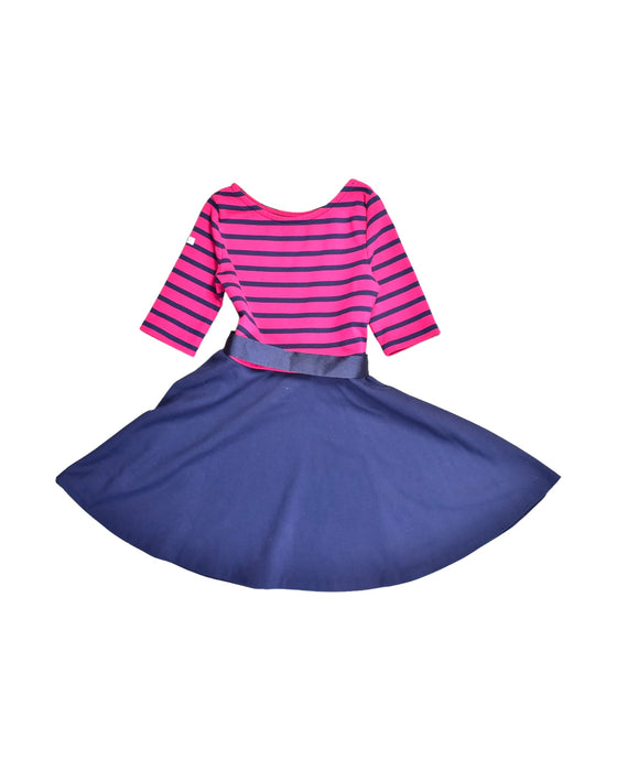 A Blue Long Sleeve Dresses from Polo Ralph Lauren in size 6T for girl. (Front View)