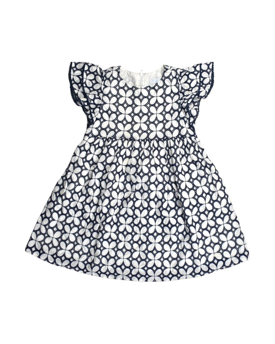 A Black Short Sleeve Dresses from Tartine et Chocolat in size 6T for girl. (Front View)