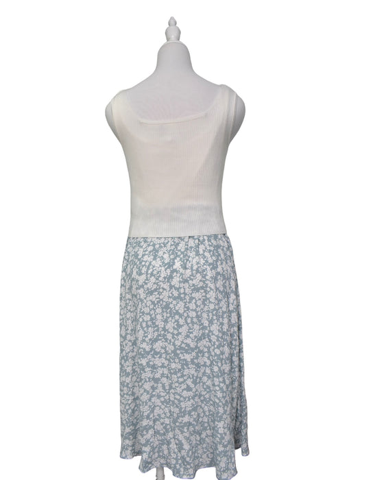 A White Sleeveless Dresses from Seraphine in size S for maternity. (Back View)