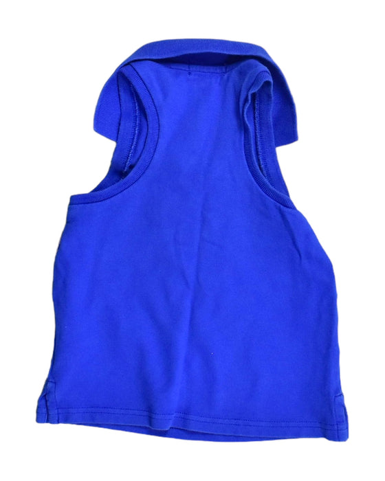 A Blue Sleeveless Polos from Polo Ralph Lauren in size 5T for girl. (Back View)