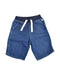 A Blue Shorts from Petit Bateau in size 6T for boy. (Front View)