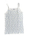 A White Sleeveless Tops from Petit Bateau in size 12Y for girl. (Front View)