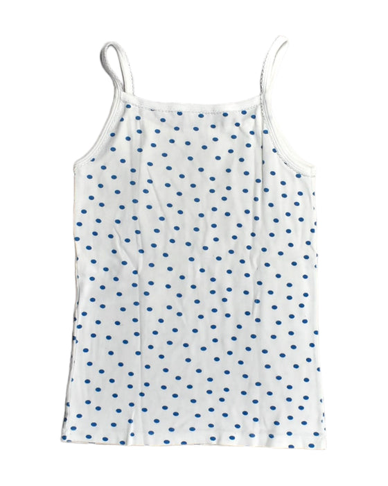 A White Sleeveless Tops from Petit Bateau in size 12Y for girl. (Back View)