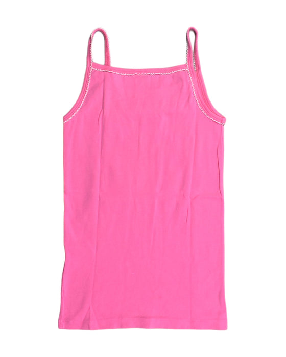 A Pink Sleeveless Tops from Petit Bateau in size 12Y for girl. (Back View)