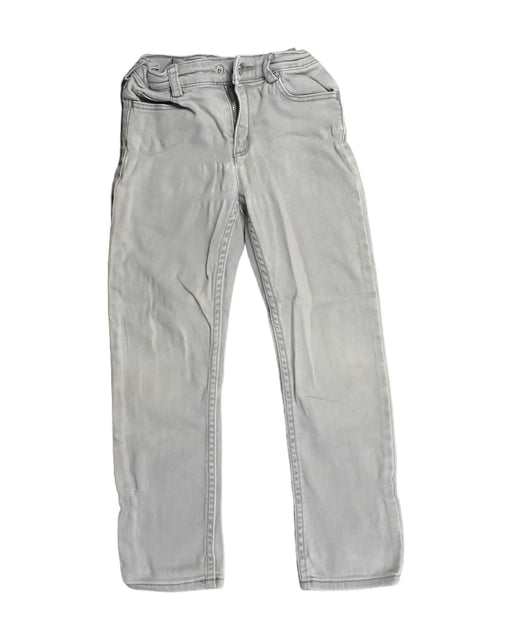 A Grey Jeans from Jacadi in size 6T for girl. (Front View)