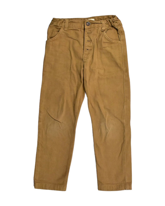 A Brown Casual Pants from Buho in size 6T for girl. (Front View)