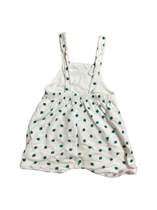 A White Sleeveless Rompers from Petit Bateau in size 12-18M for neutral. (Back View)